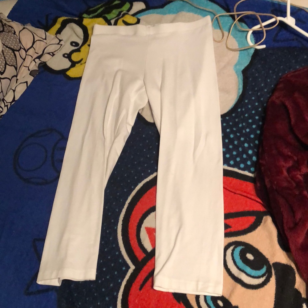 white leggings